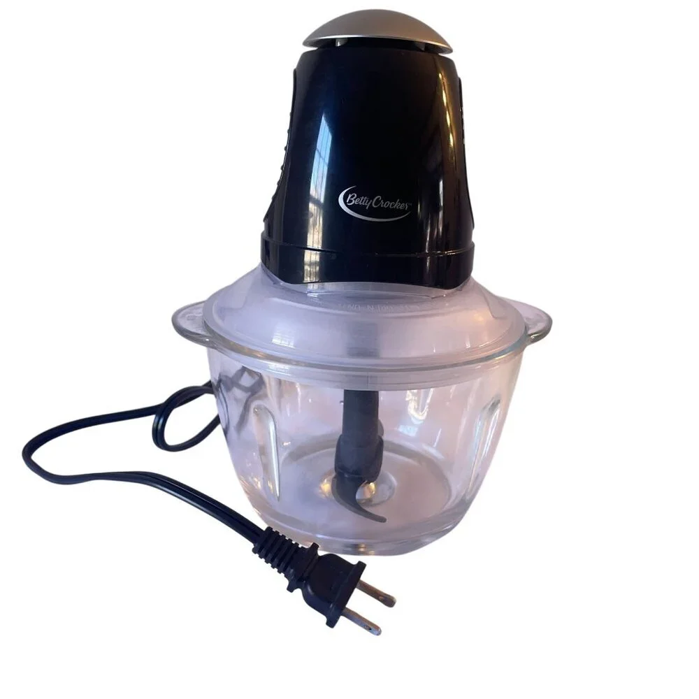 Betty Crocker 4-cup glass food chopper - Picture 1 of 10